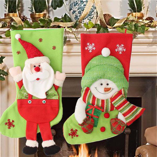 Božićna čarapa za poklone do-it-yourself