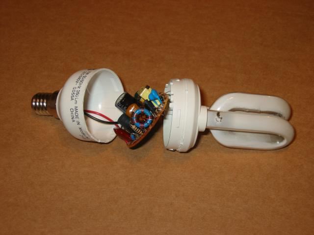 ремонт на енергоспестяващата лампа направете го сами схема