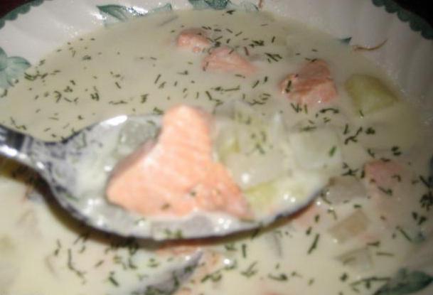 zupa z łososia