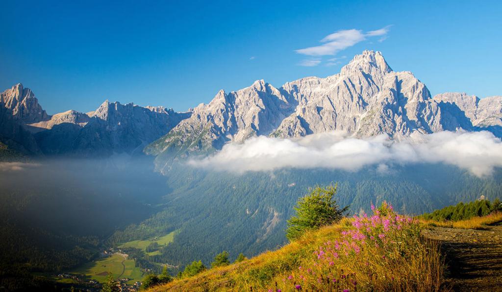Malebná příroda Dolomitů
