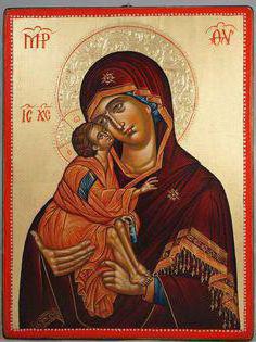 Icona del Don Madre di Dio nel monastero di Donskoy