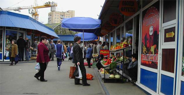 Dorogomilovský trh Moskva