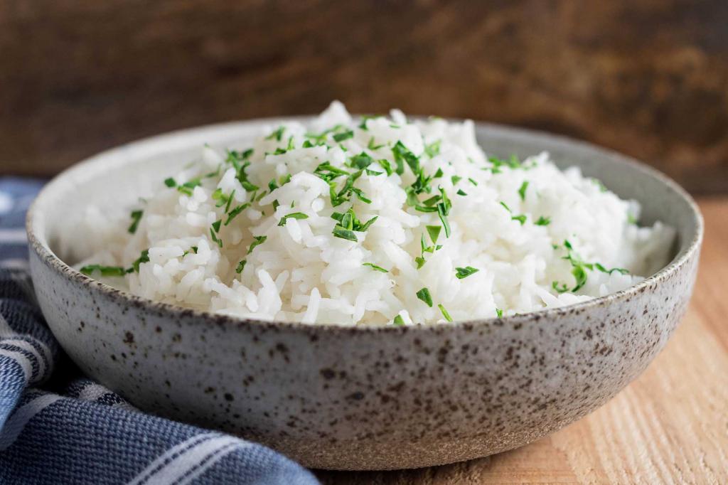 Biały gotowany ryż