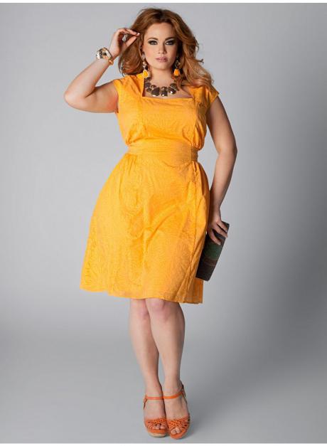 šaty pro obézní ženy s břichem