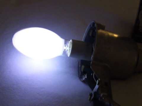 drátová ortuťová lampa
