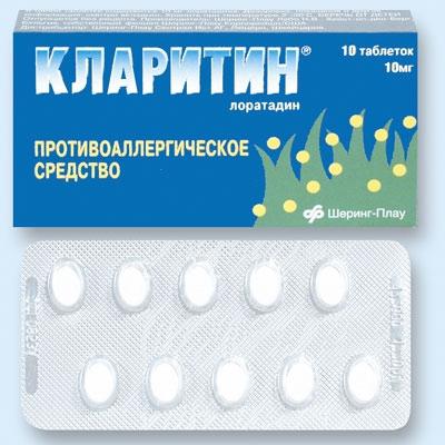 klaritinové tablety