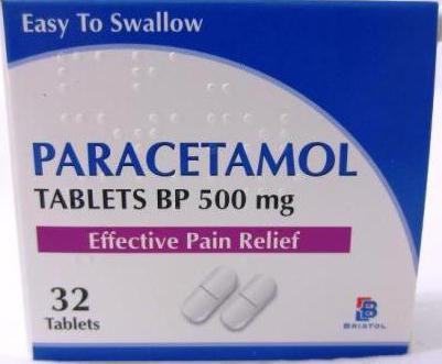 дозировка на парацетамол