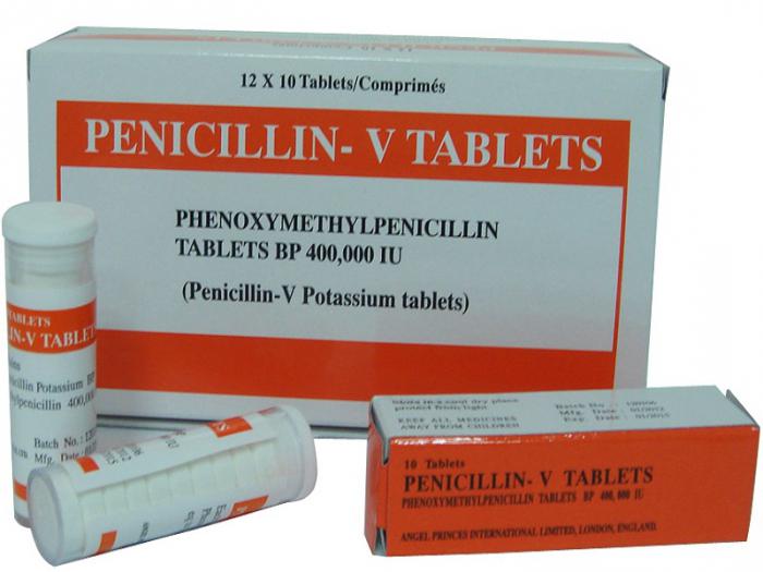 pokyny pro použití penicilinu
