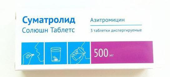 Sumatrolide 250 mg instrukcje użytkowania