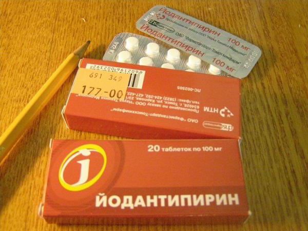 Istruzioni per l'uso di Jodantipirina