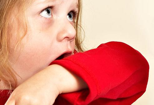 vzroki suhega kašlja pri otrocih