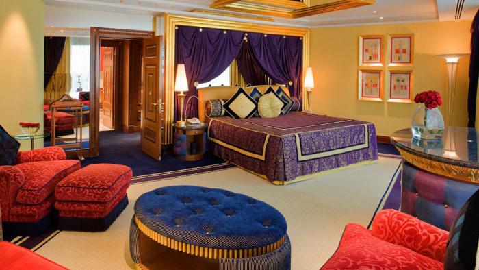 Hotel płynie w pokojach dubajskich