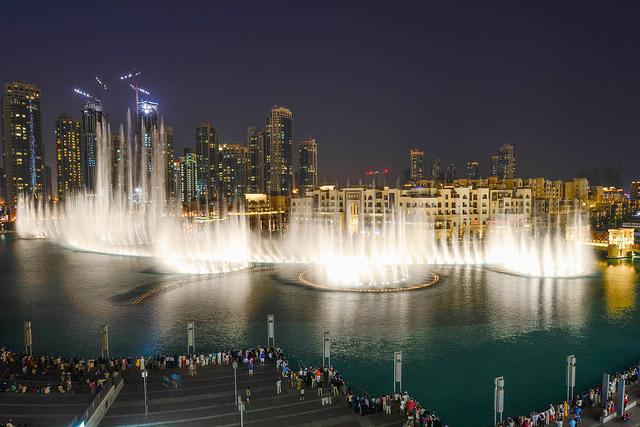 Fontana di Dubai Emirati Arabi Uniti