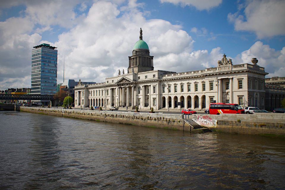 foto panoramica di Dublino