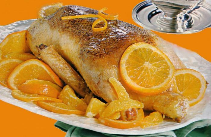 kachní recept s pomeranči