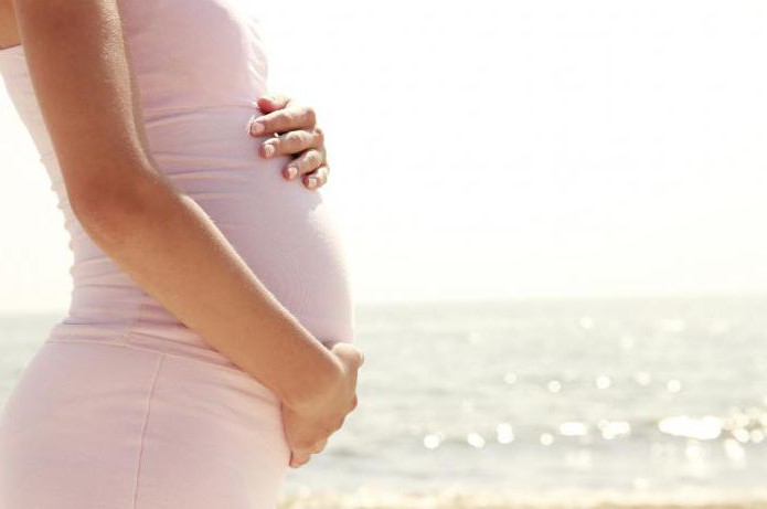 корем по време на късна бременност