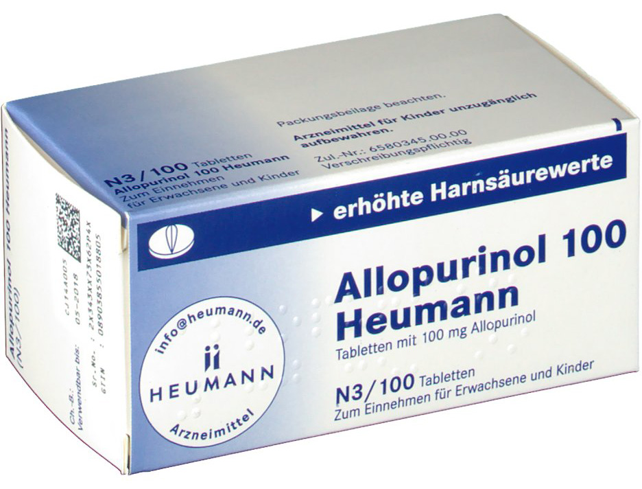 Tablety s alopurinolem