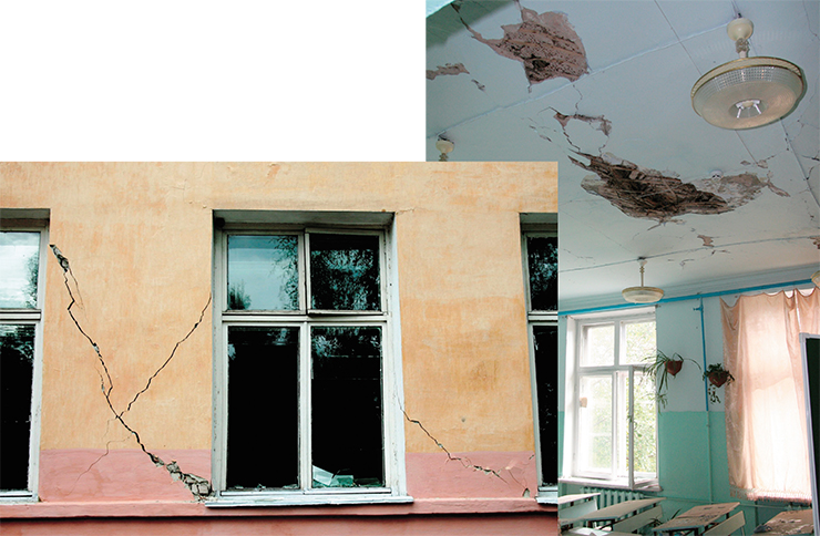 Škody škody po zemětřesení