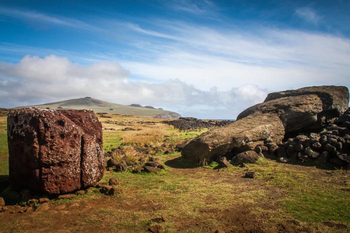 Kamenné sochy na Velikonočním ostrově