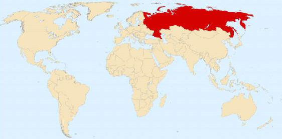 gospodarski in geografski položaj Rusije