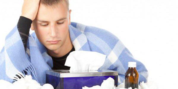 influenza in polvere e raffreddori