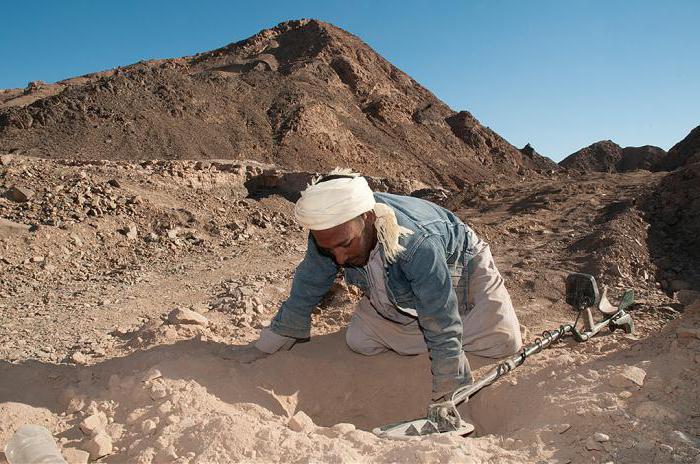 těžba zlata v Egyptě