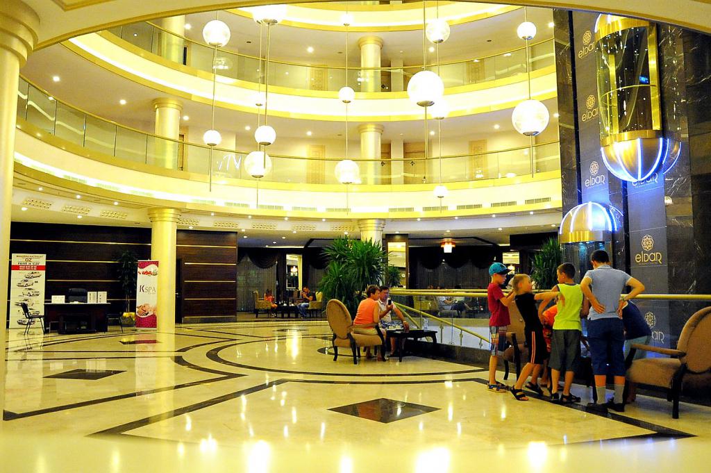 lobby dell'hotel