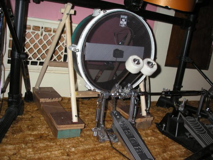 domowej roboty elektroniczny zestaw perkusyjny