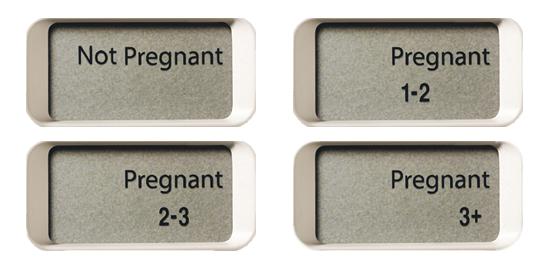 elektronické kontroly těhotenského testu