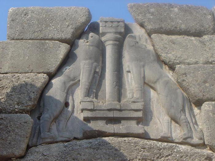 stavbe palače kretske mikenske kulture