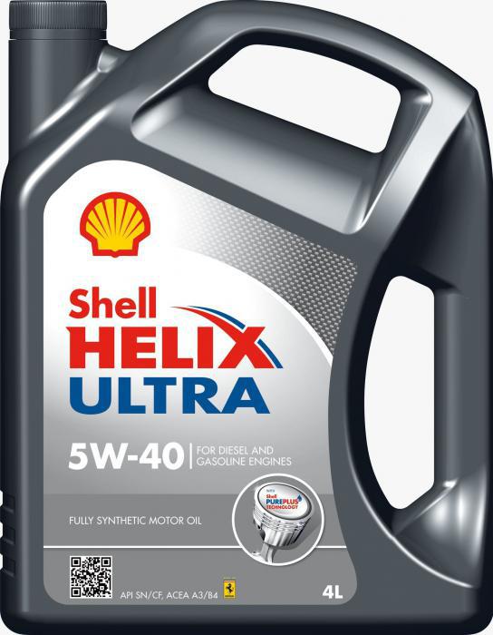 Shell Helix Ultra 5w 40 synthetic 4l