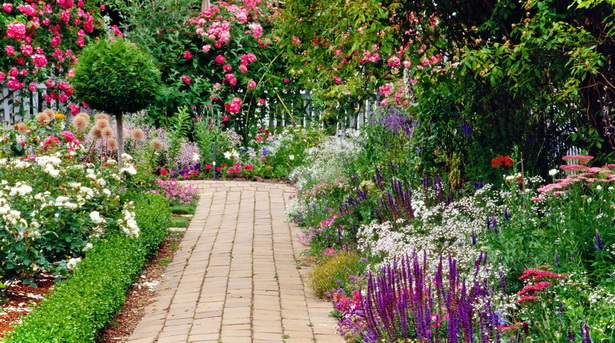 anglická květinová zahrada