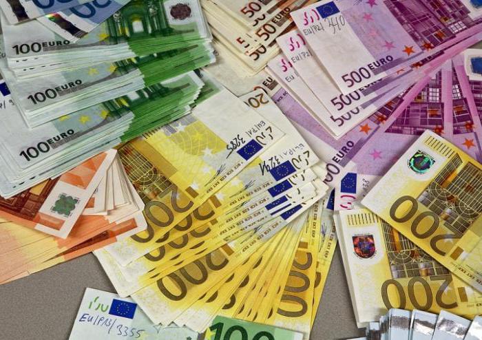 Vrednosti v evrih