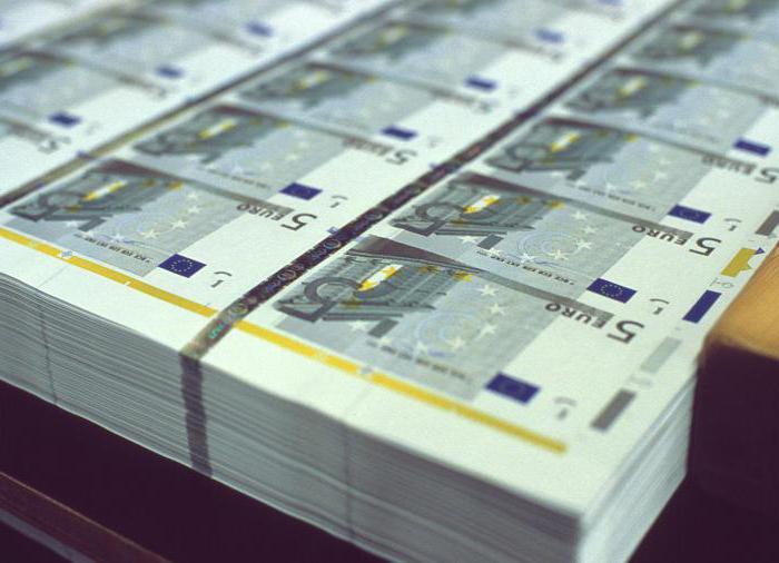 Małe banknoty euro