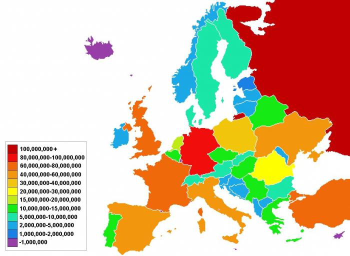Evropskega prebivalstva