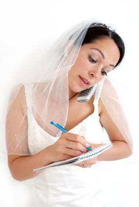 co potřebuje nevěsta pro svatební seznam