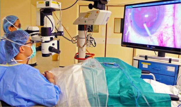 microchirurgia dell'occhio della cataratta