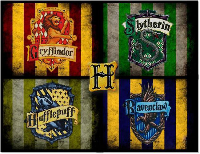 Nomi delle facoltà di Hogwarts
