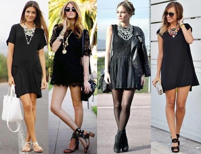 Što haljine nositi crnu haljinu