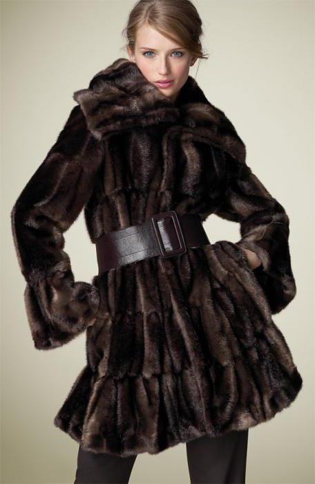 кожено палто с качулка