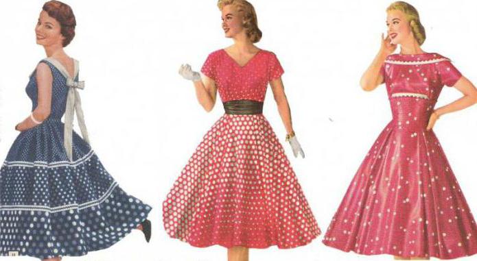 retro polka dot dress