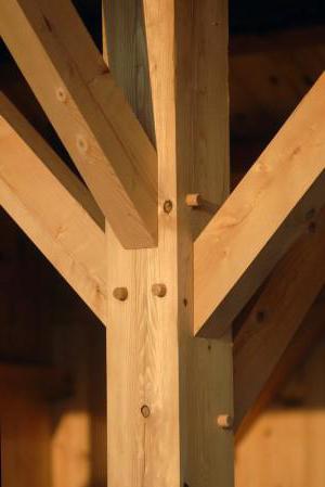 upevnění dřeva na dřevo s rohy