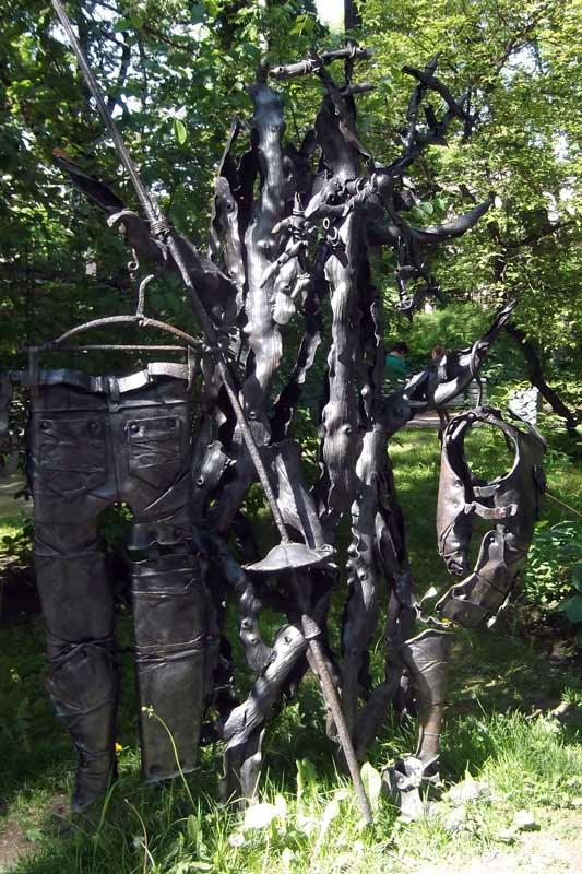 socha v zahradě Izmailovo