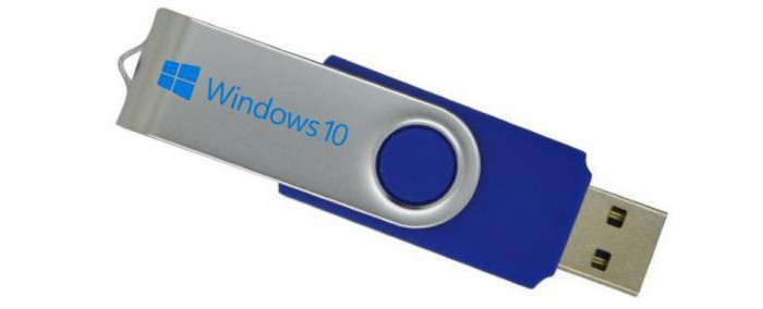 instalace Windows 10 pomocí jednotky USB flash