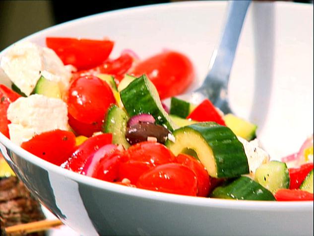 ricetta per l'insalata greca classica