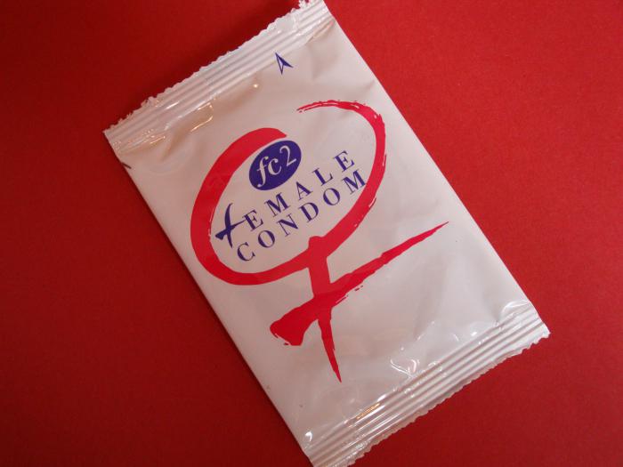 ženské použití kondomu