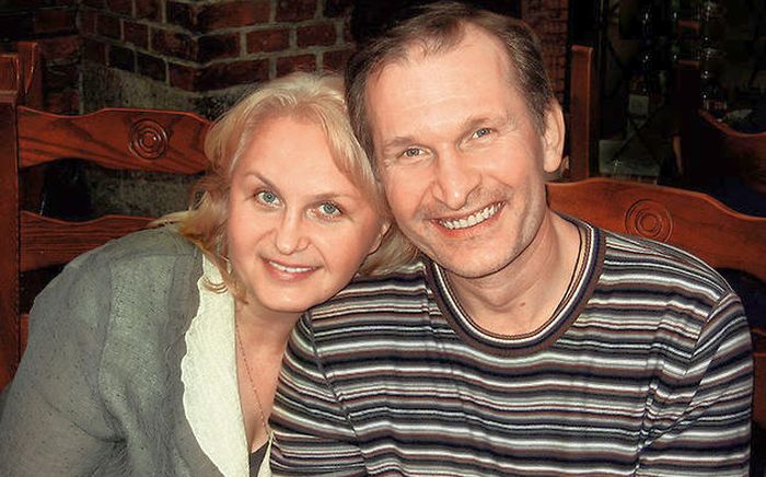 Fiodor Dobronrawow z żoną
