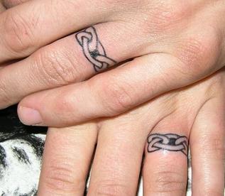 tatuaż na palec
