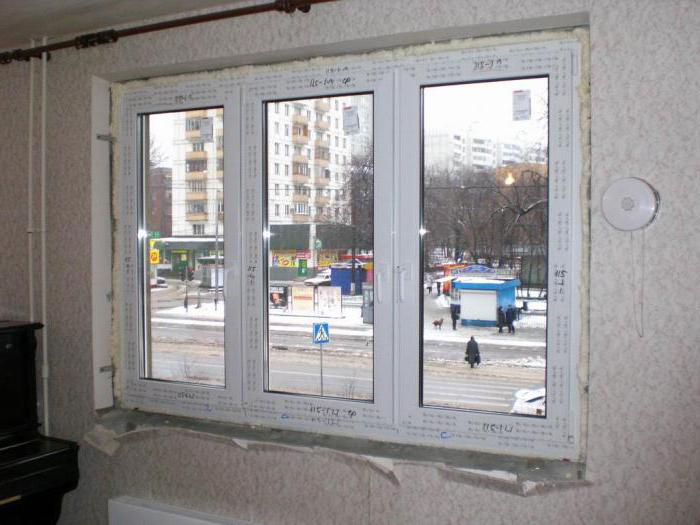 tagliare le pendenze della finestra all'interno