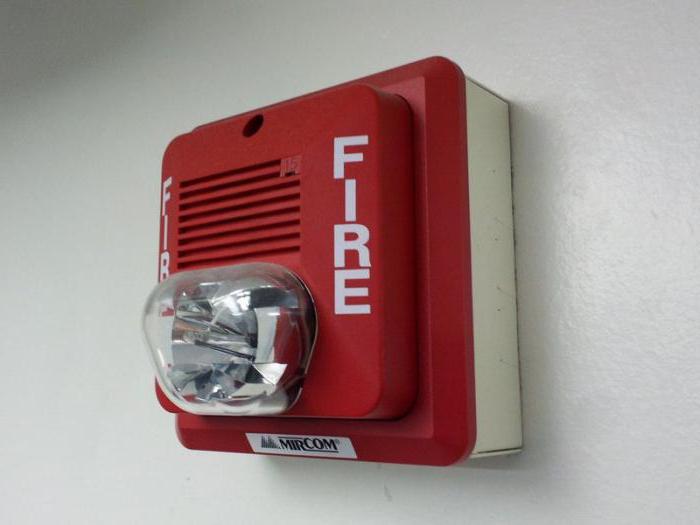 zasnova požarnega alarmnega sistema